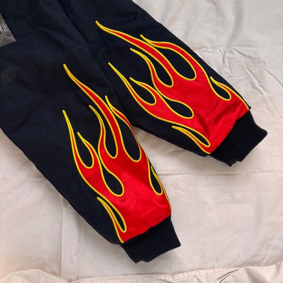 Men's Biker Disney Pixar Cars Lightning Mcqueen Racing Red Jacket Size XS New - Picture 5 of 16